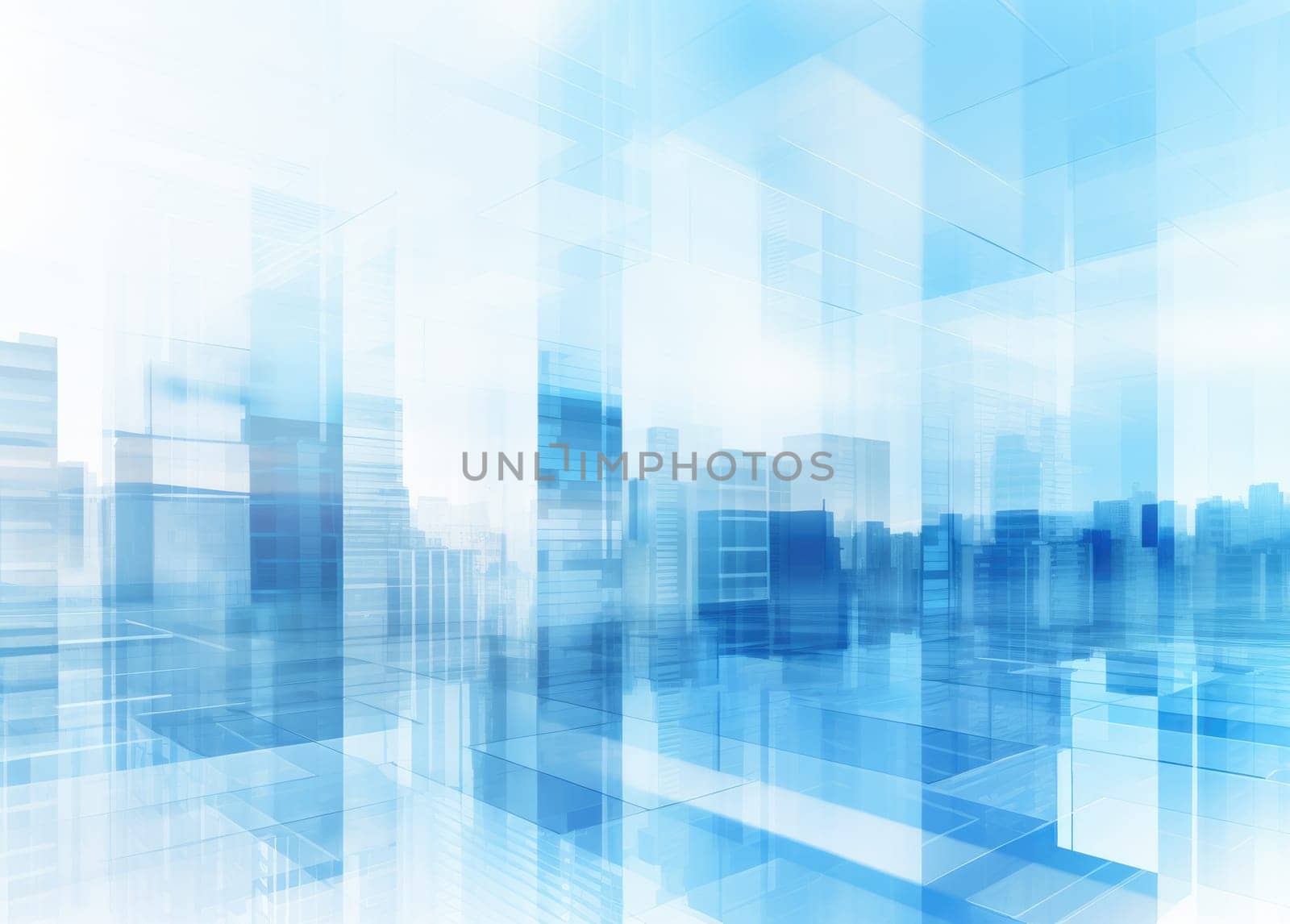 Abstract city background, cityscape double exposure comeliness by biancoblue