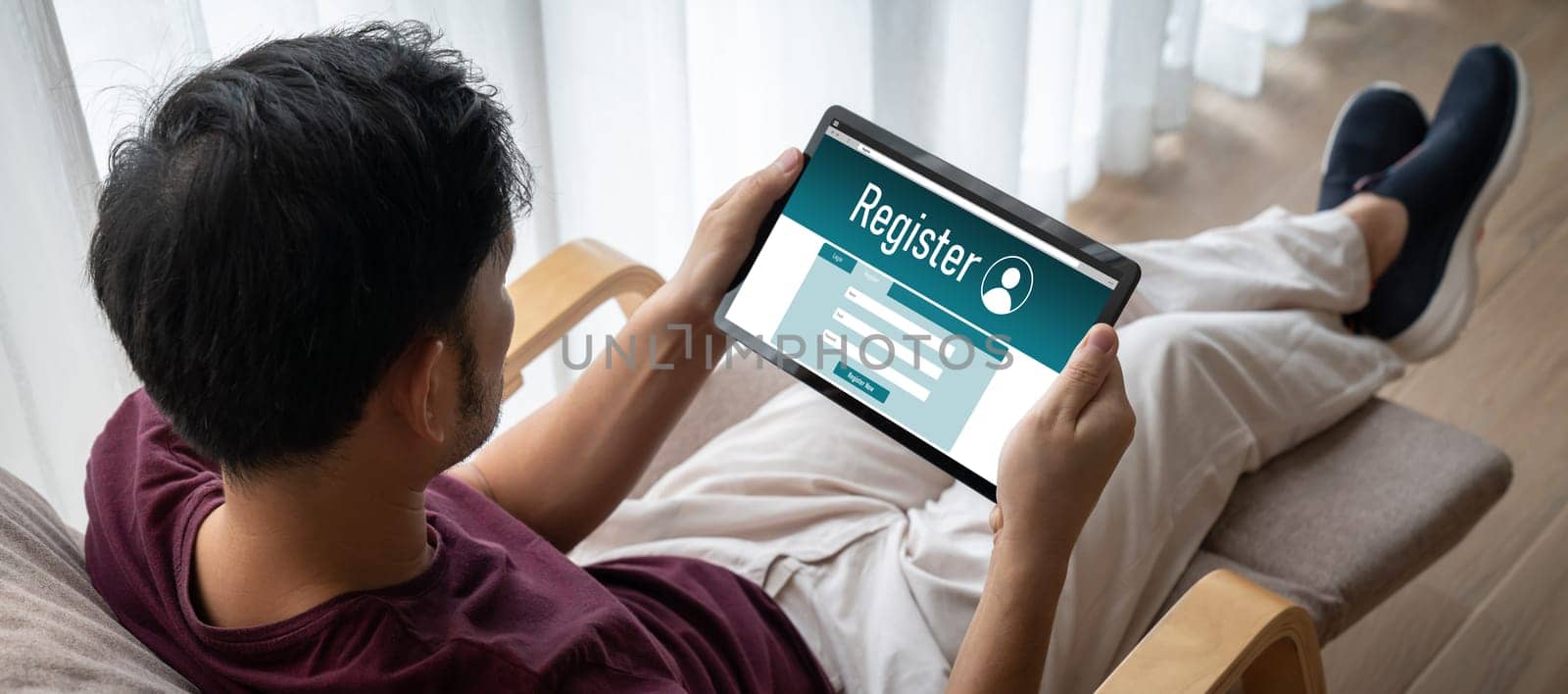 Online registration form for modish form filling on the internet website