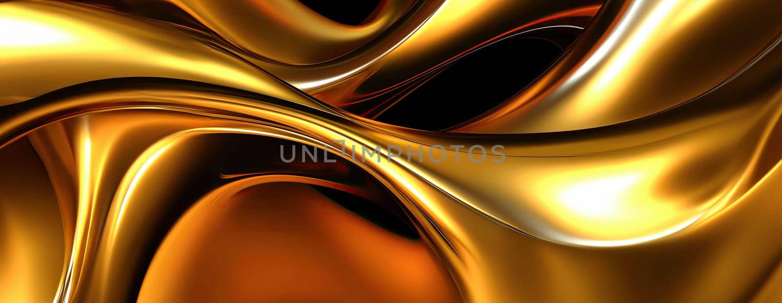 Gold background or texture and gradients shadow. AI Generative