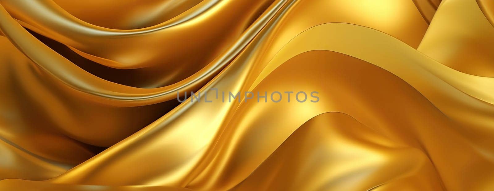 Gold background or texture and gradients shadow. AI Generative