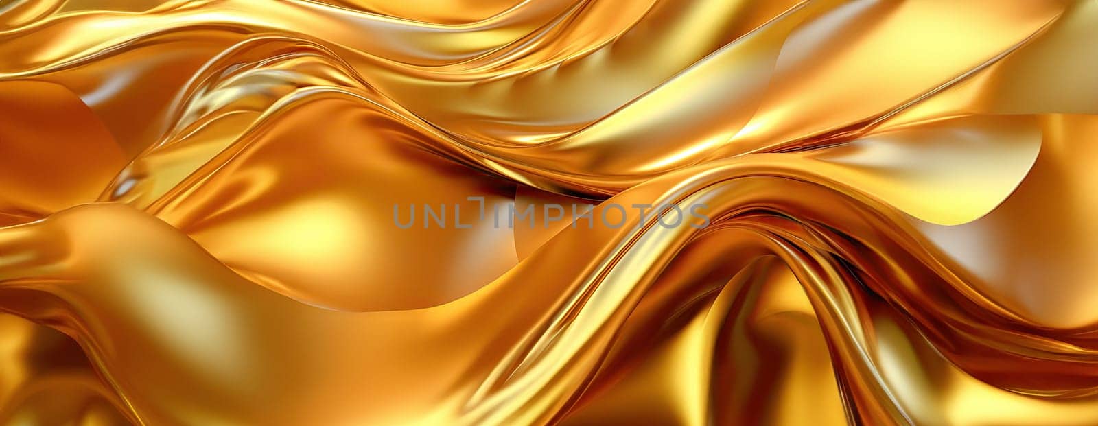 Gold background or texture and gradients shadow. AI Generative