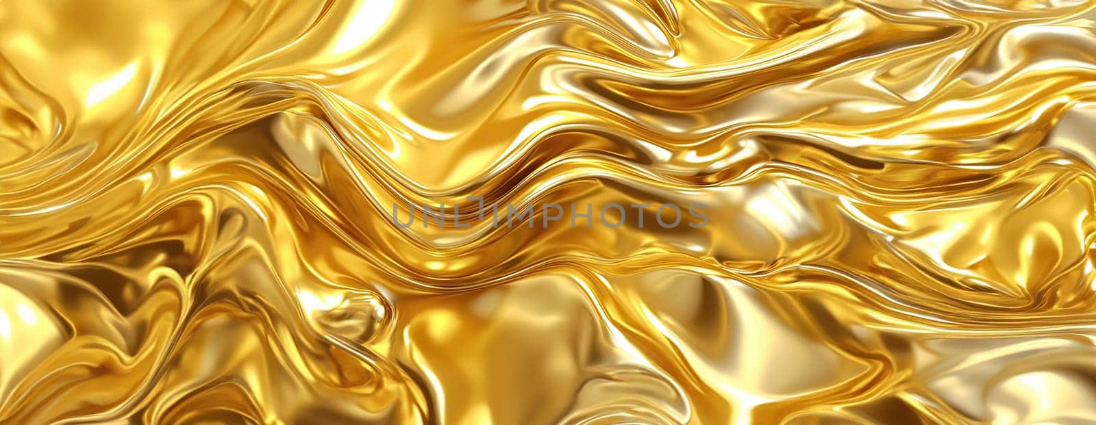 Gold background or texture and gradients shadow. AI Generative