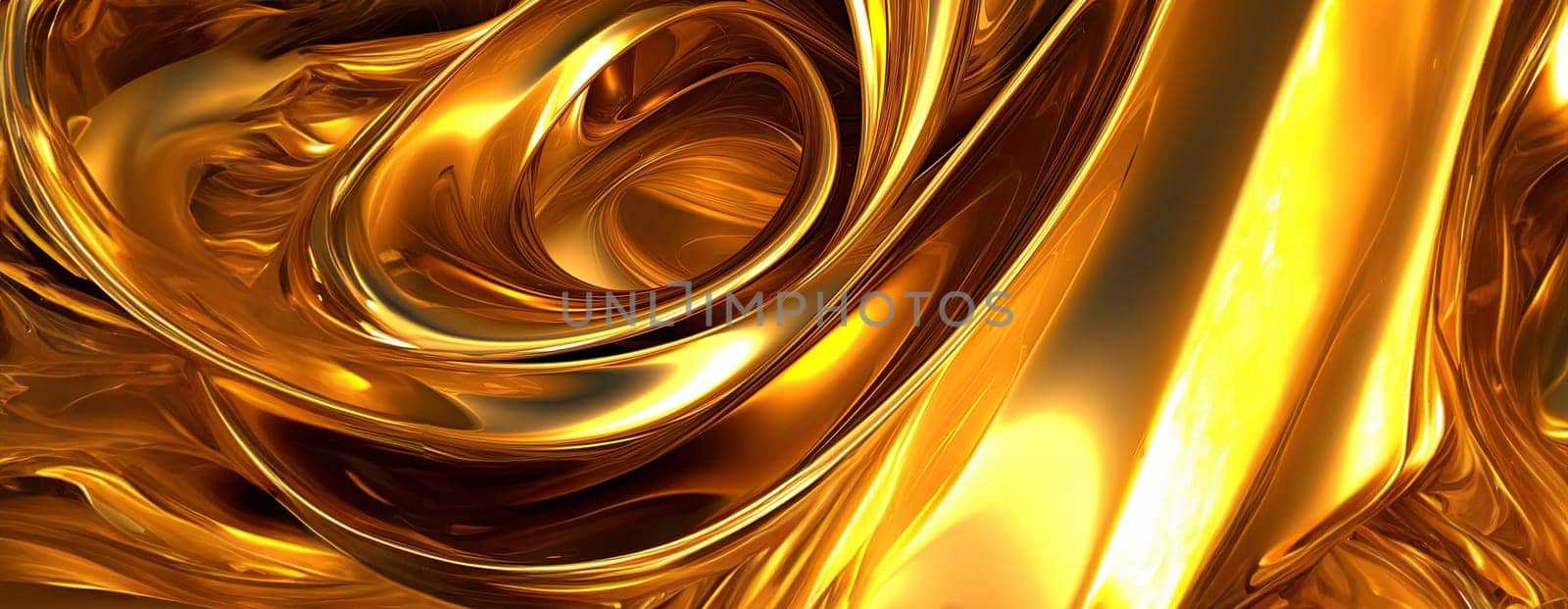 Gold background or texture and gradients shadow. AI Generative. by Benzoix