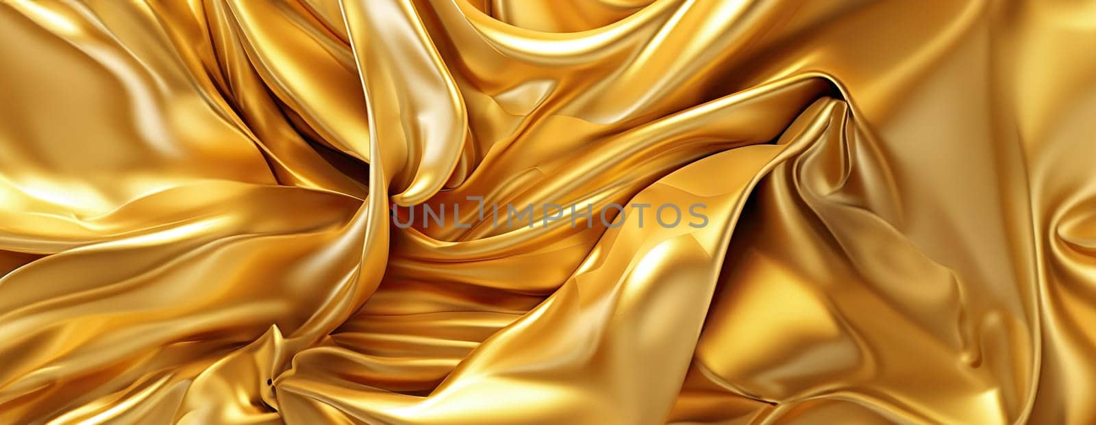 Gold background or texture and gradients shadow. AI Generative. by Benzoix