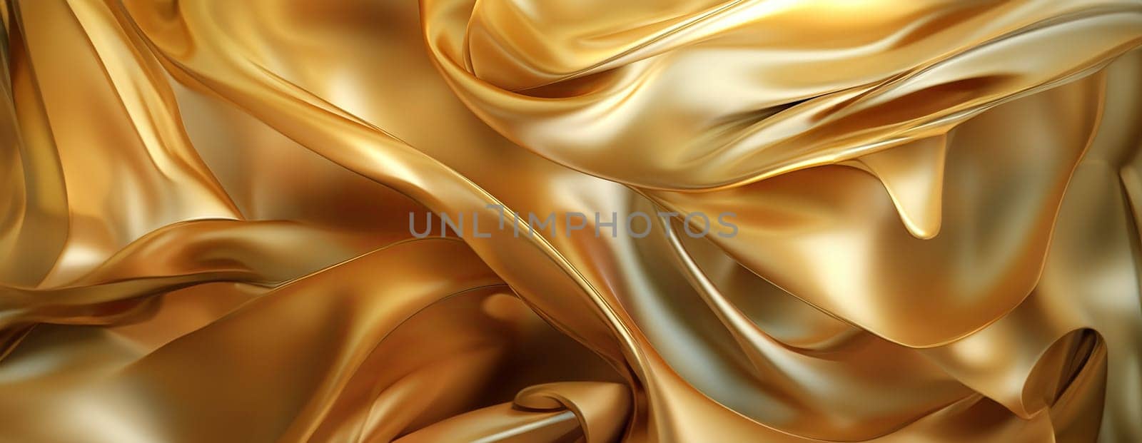 Gold background or texture and gradients shadow. AI Generative. by Benzoix