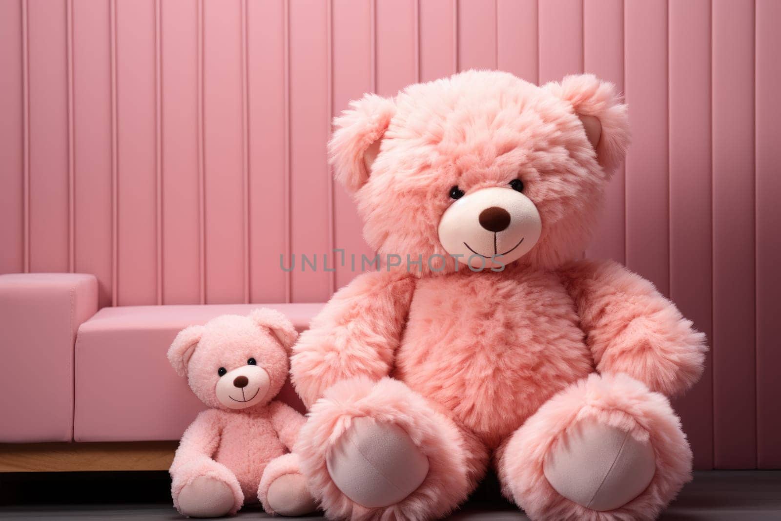 teddy bear isolated on white background. AI Generated by Desperada