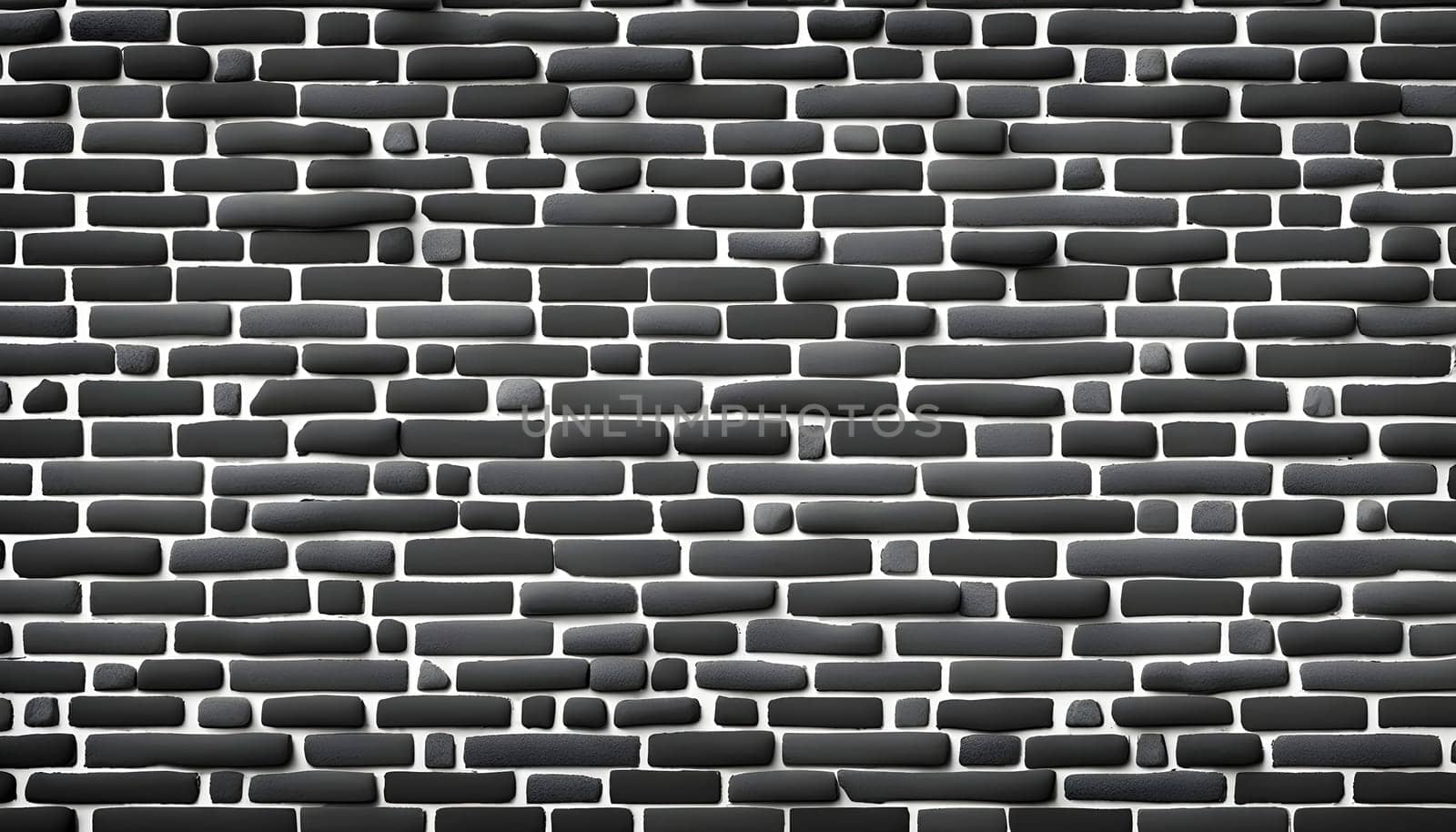 black and white photo of brick, stone wall, digital rendering post minimalism, matte background, wallpaper, Generate AI