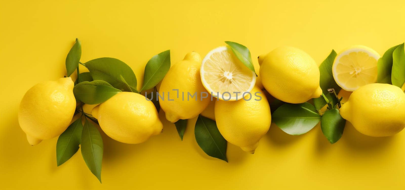 background food natural juicy fresh diet summer yellow fruit lemon healthy. Generative AI. by Vichizh