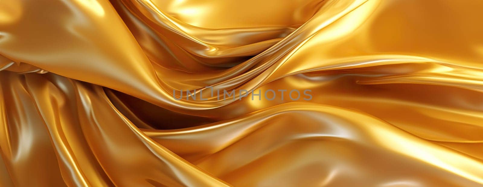 Gold background or texture and gradients shadow. AI Generative. by Benzoix