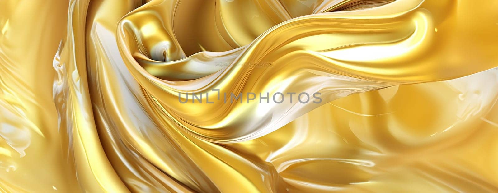 Gold background or texture and gradients shadow. AI Generative. by Benzoix