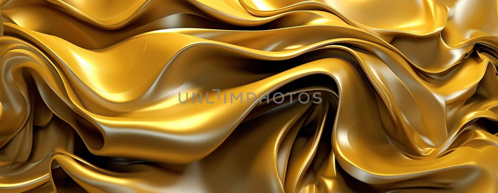 Gold background or texture and gradients shadow. AI Generative. by Benzoix