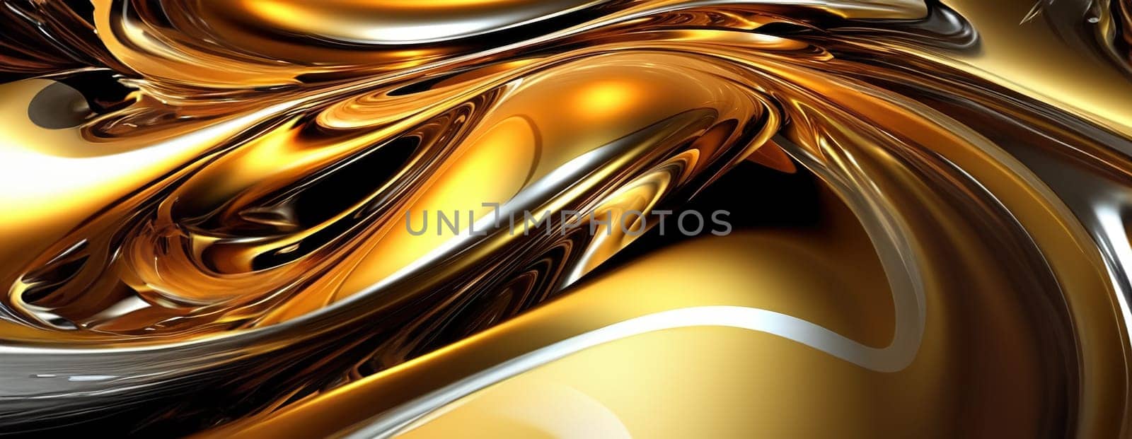 Gold background or texture and gradients shadow. AI Generative. by Benzoix