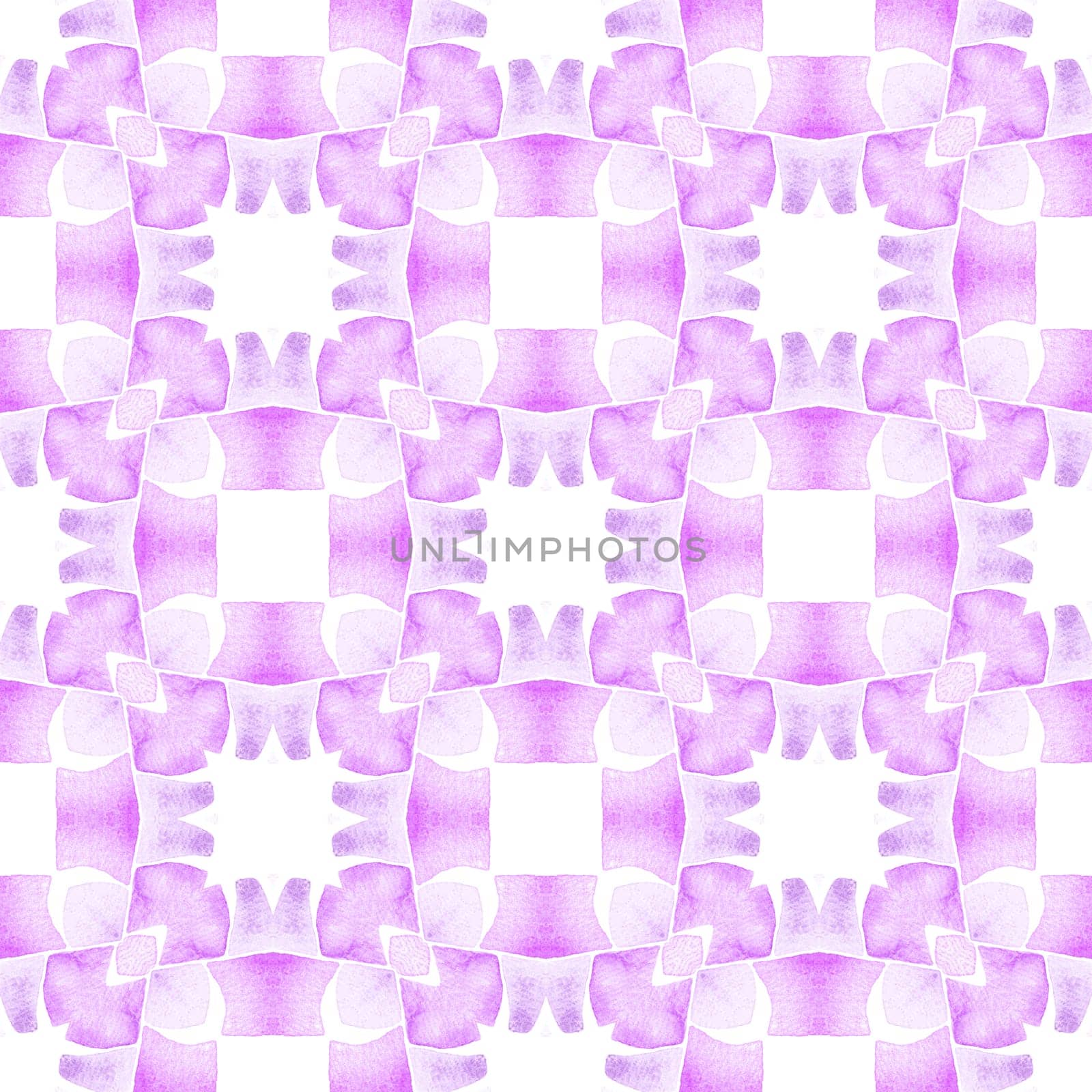 Organic tile. Purple bold boho chic summer by beginagain