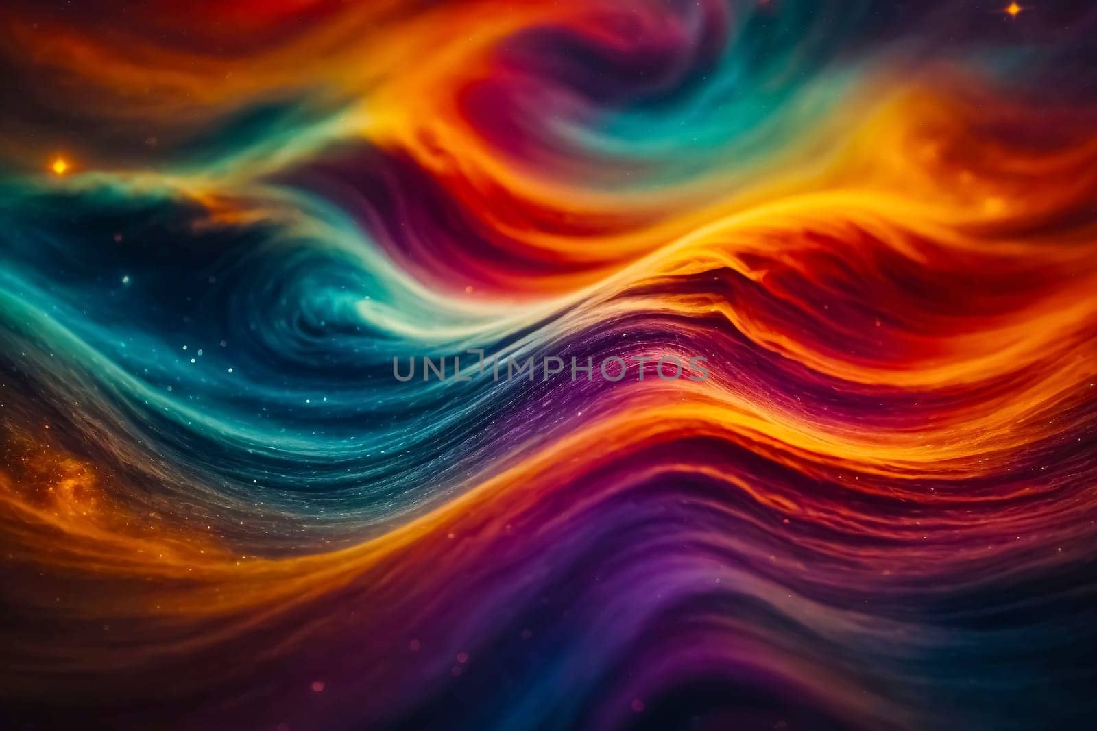 abstract colorful Cosmic nebula background for multimedia creative creation Gas dust clouds nebula in outer space. Birth and expansion of universe. Formation of stars and planets from the nebula. 3d render