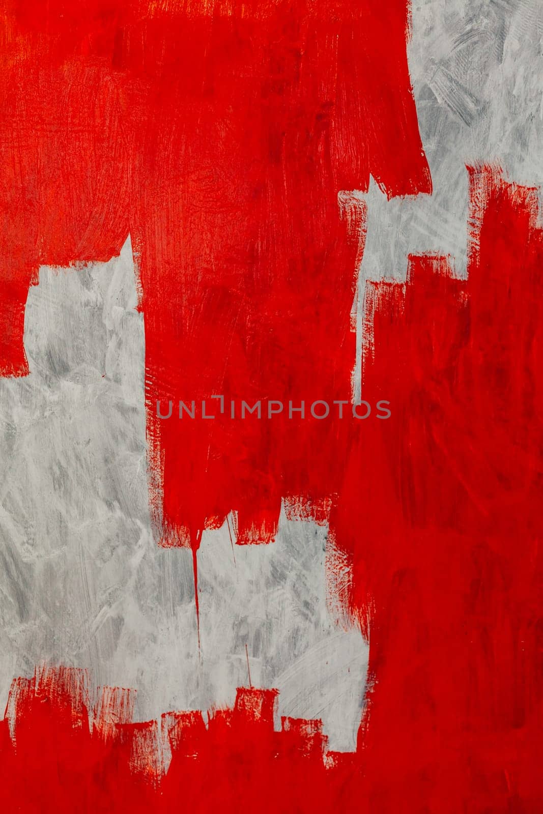 white gray background smears red paint wall