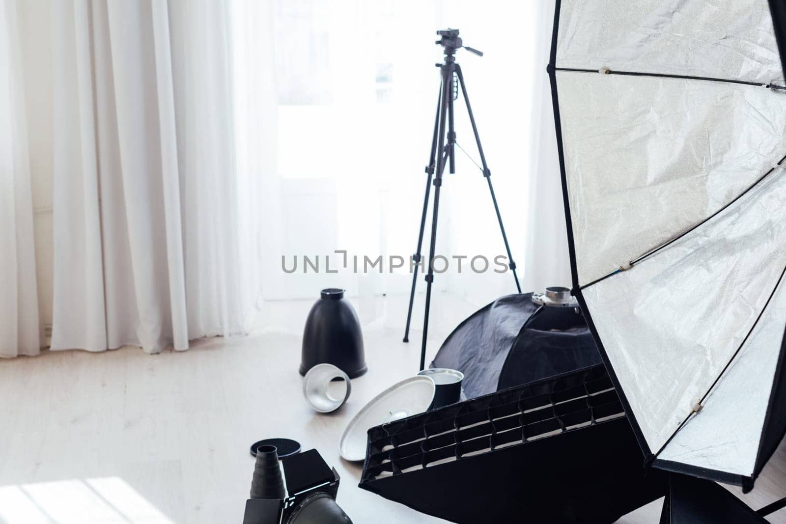 Equipment flash photo studio accessories professional photographer by Simakov