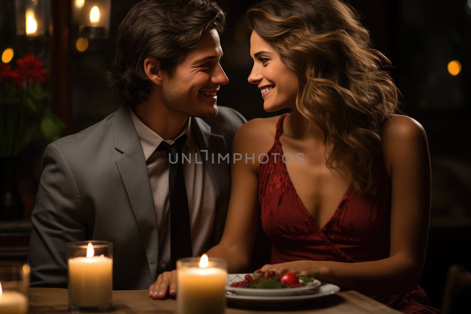 Sweet Ritual: A Woman Throws a Romantic Valentine's Day Dinner for Her Husband by Yurich32