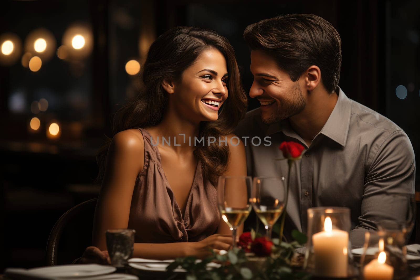 Sweet Ritual: A Woman Throws a Romantic Valentine's Day Dinner for Her Husband by Yurich32