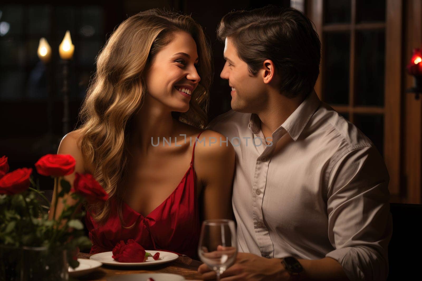 Sweet Ritual: A Woman Throws a Romantic Valentine's Day Dinner for Her Husband by Yurich32