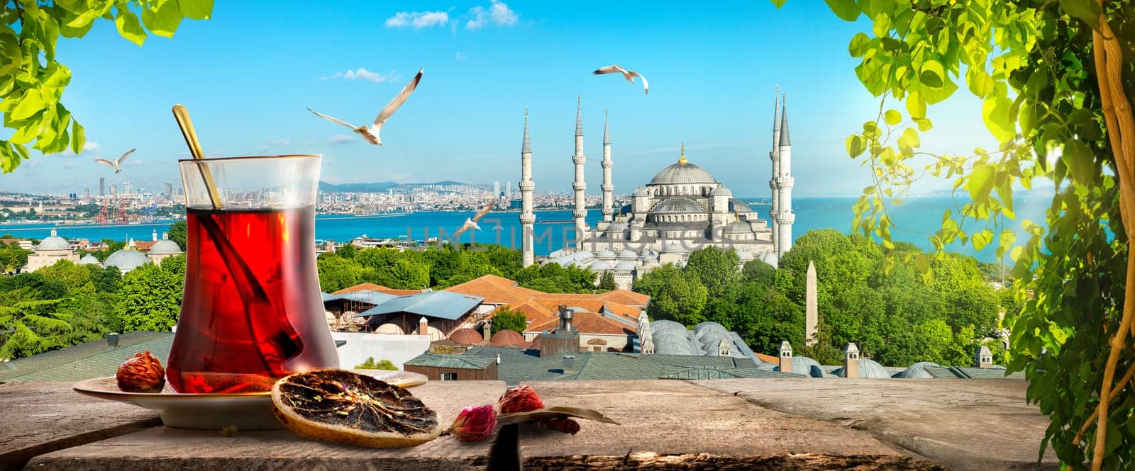 Turkish tea in Istanbul by Givaga