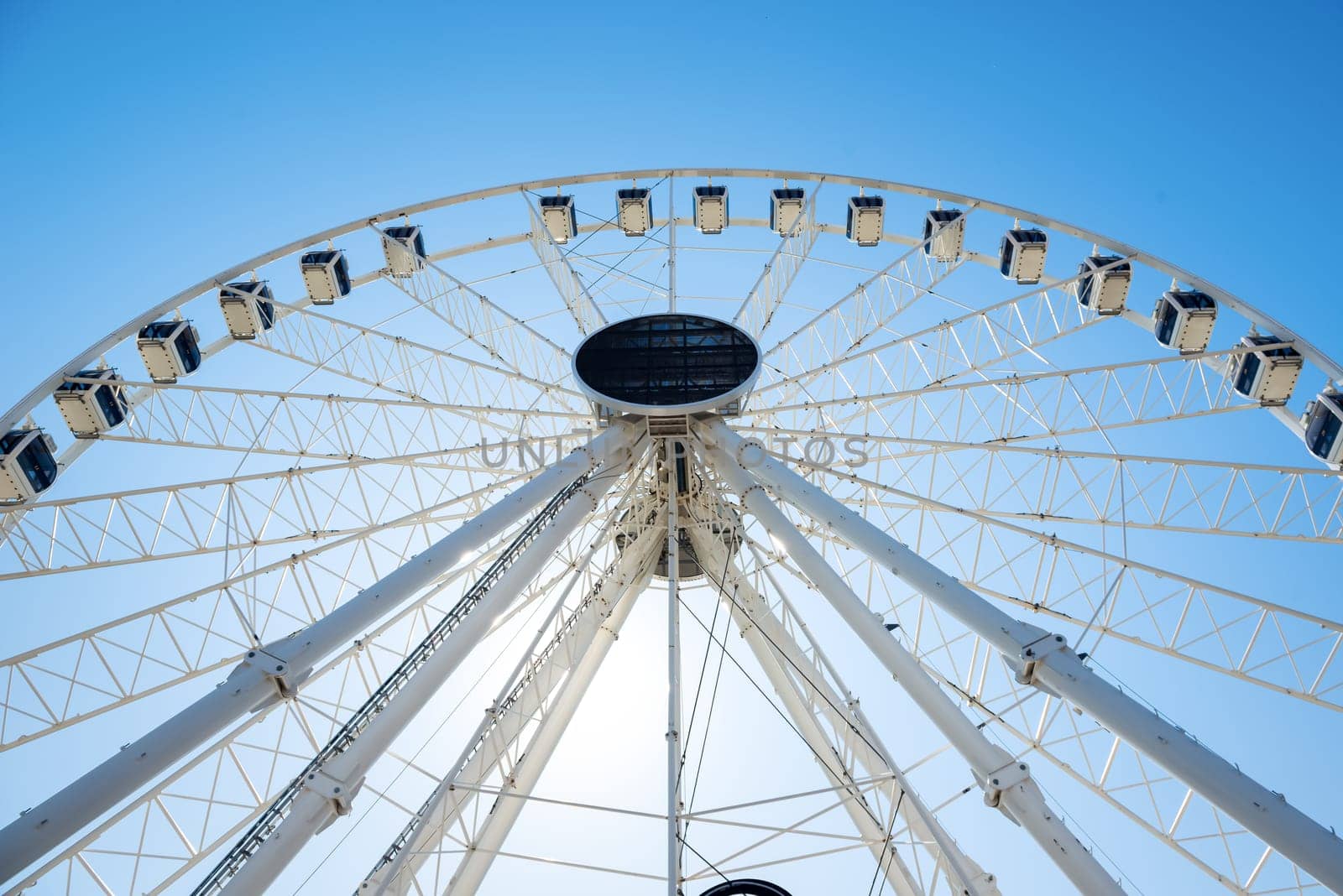 Ferris wheel In the Gdansk. Entertainment. Poland