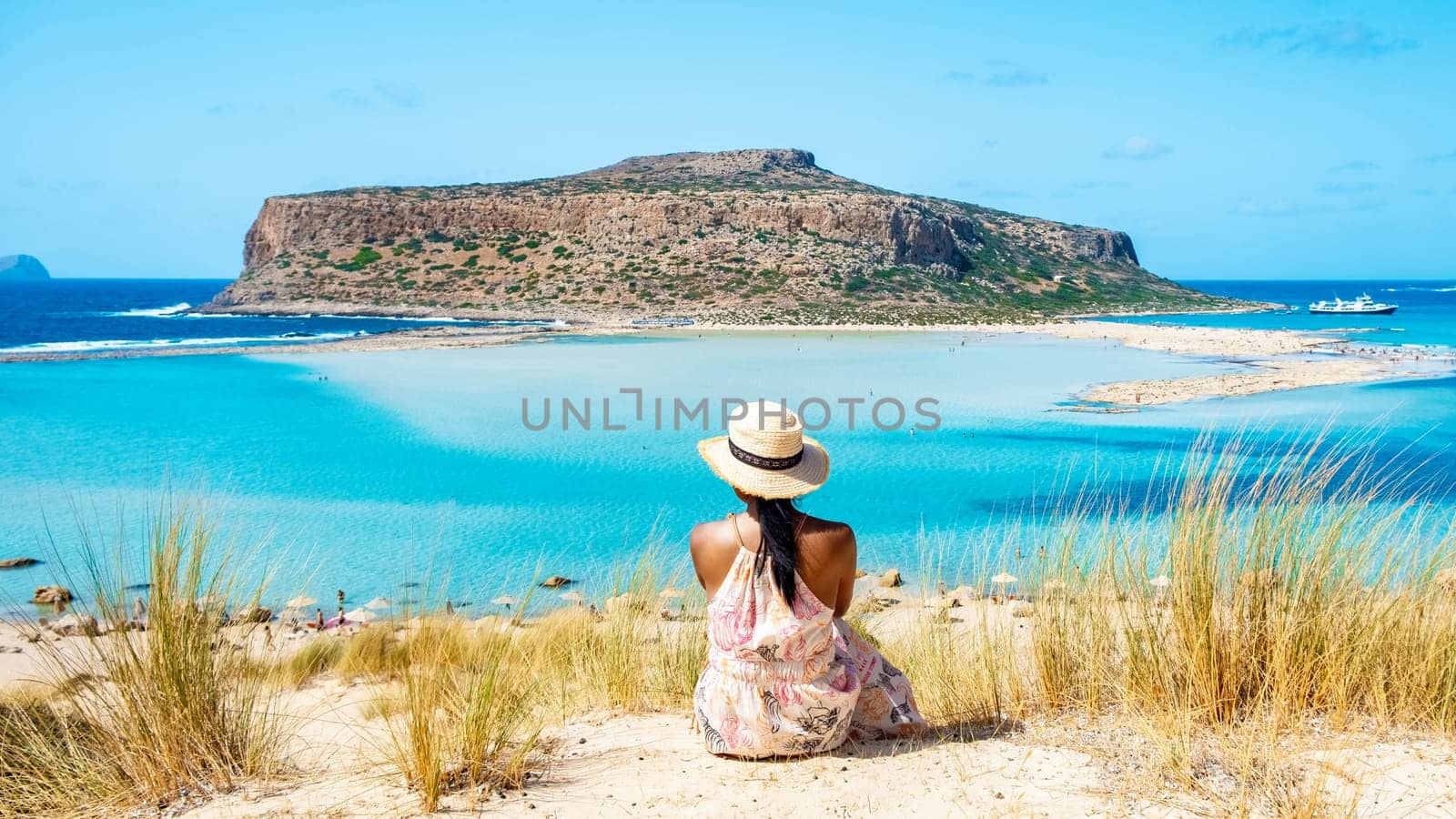 Crete Greece, Balos lagoon on Crete island, Greece by fokkebok