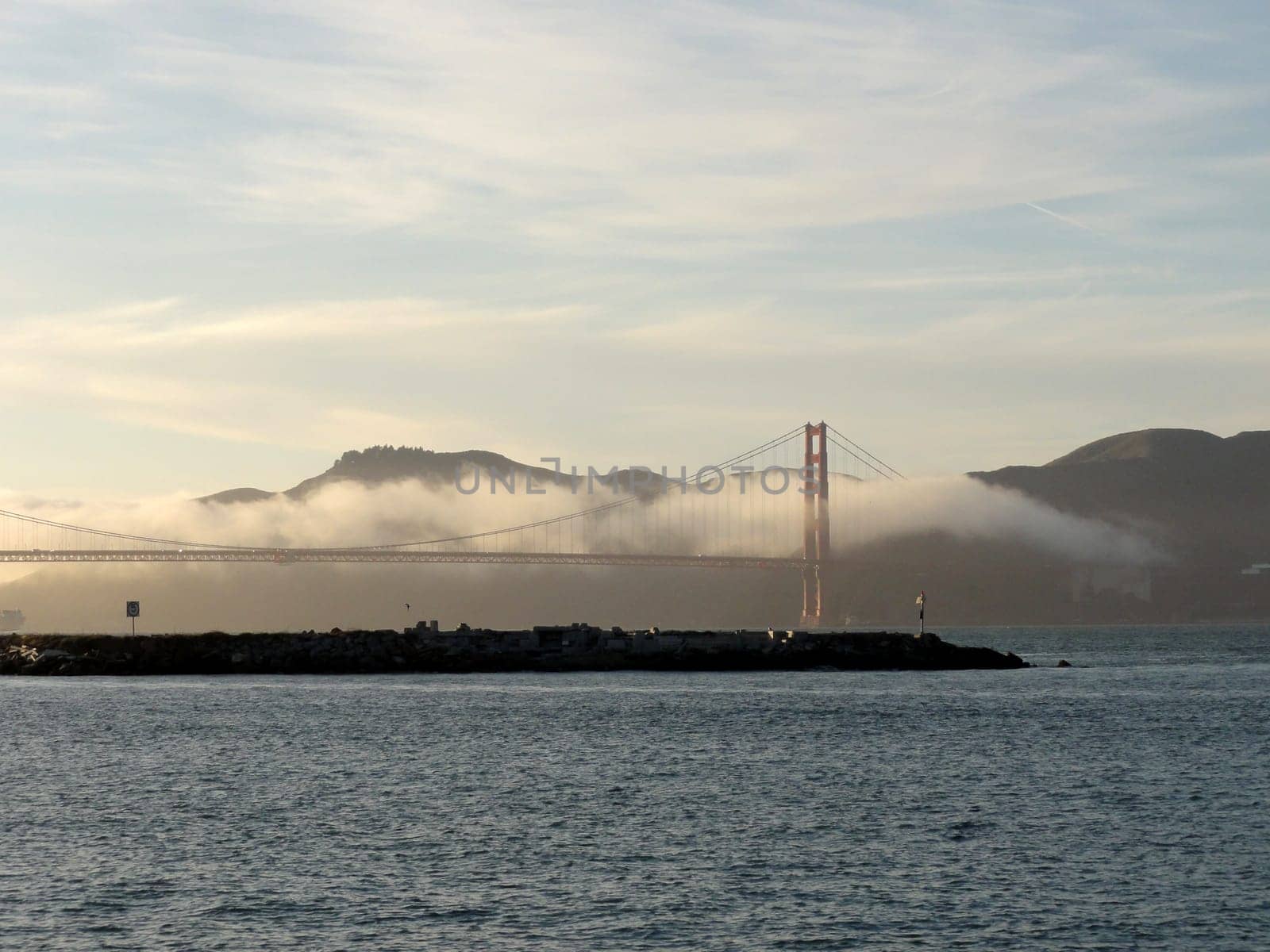 Golden Gate Bridge in the Fog by EricGBVD