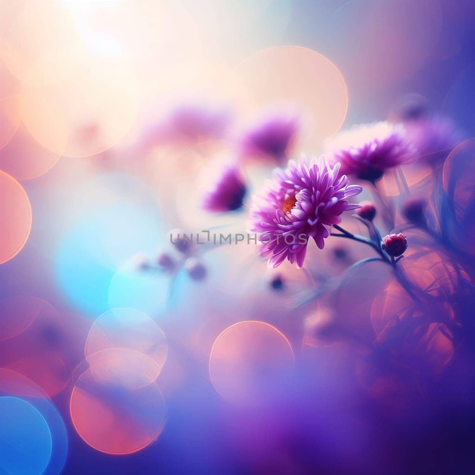 High aperture lens blur (bokeh). High quality illustration