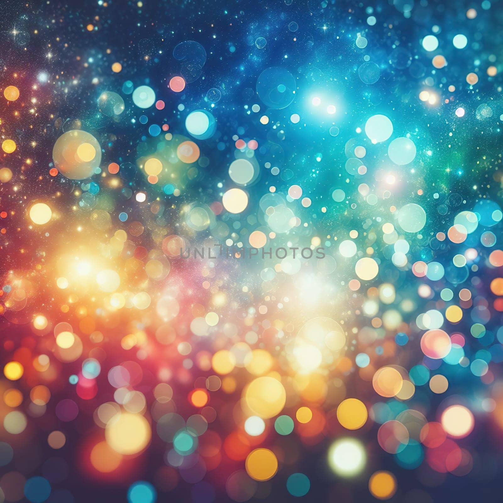 High aperture lens blur (bokeh). High quality illustration