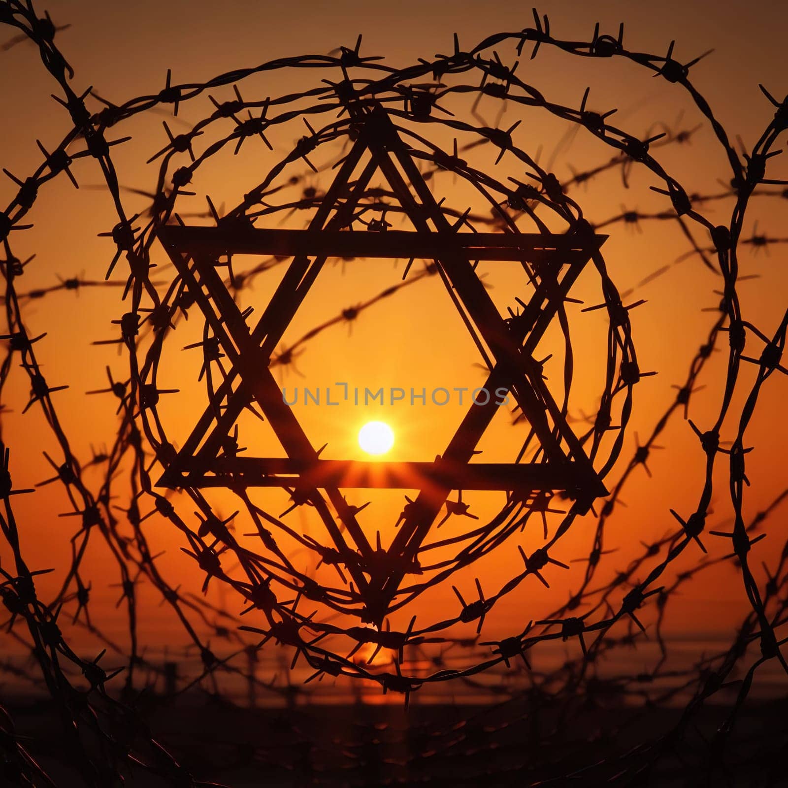 Illustration on the theme International Holocaust Remembrance Day. Genarative AI. High quality photo
