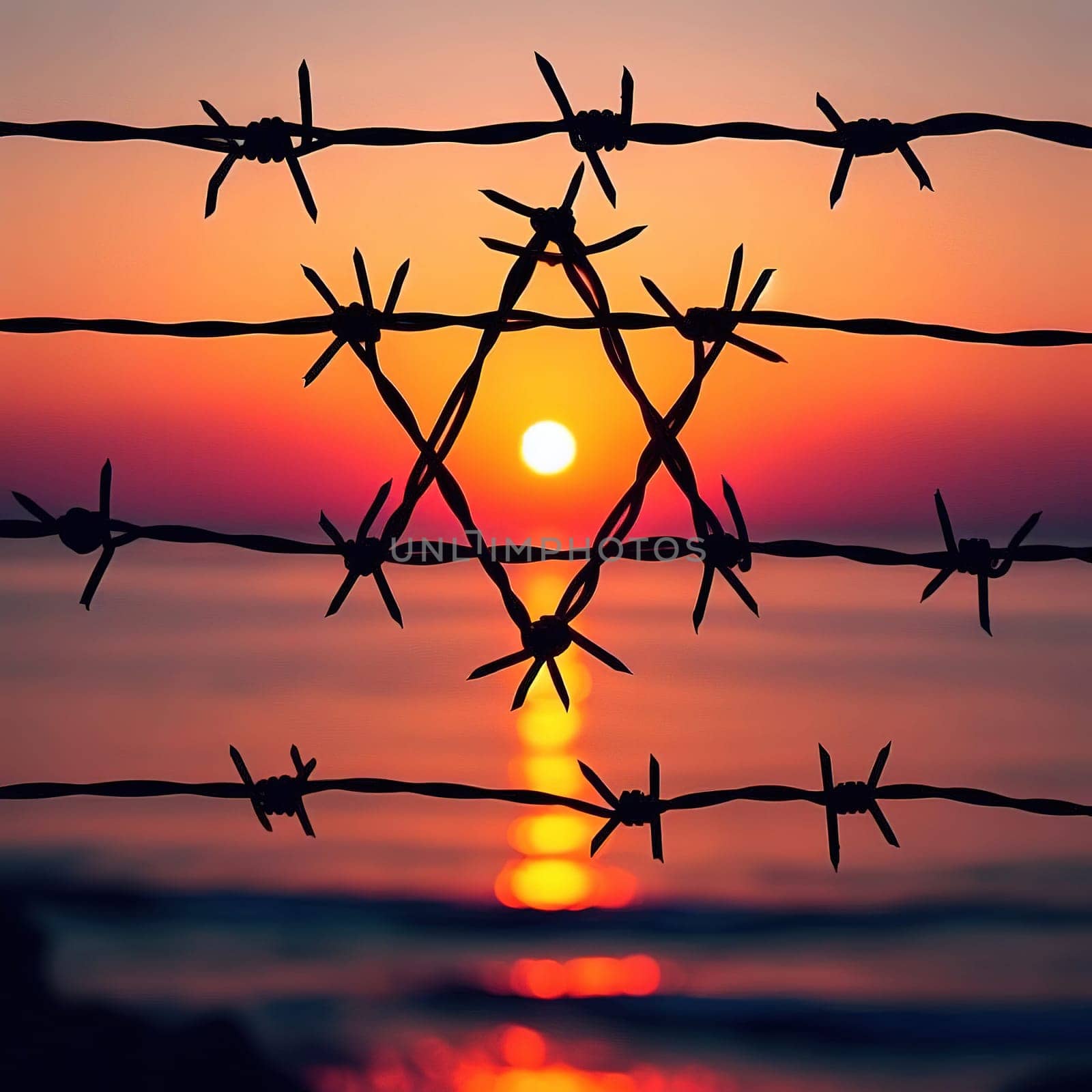 Illustration on the theme International Holocaust Remembrance Day. Genarative AI. High quality photo
