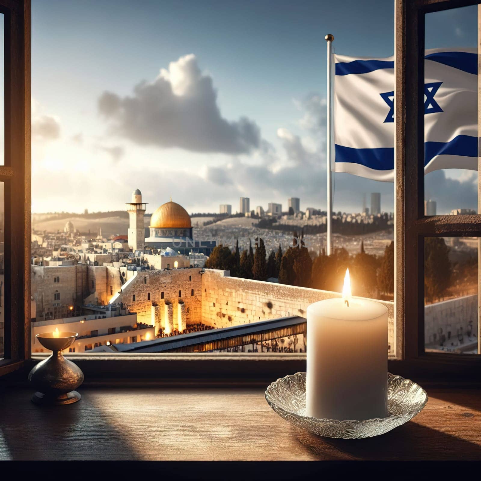 Illustration on the theme International Holocaust Remembrance Day. Genarative AI. High quality photo