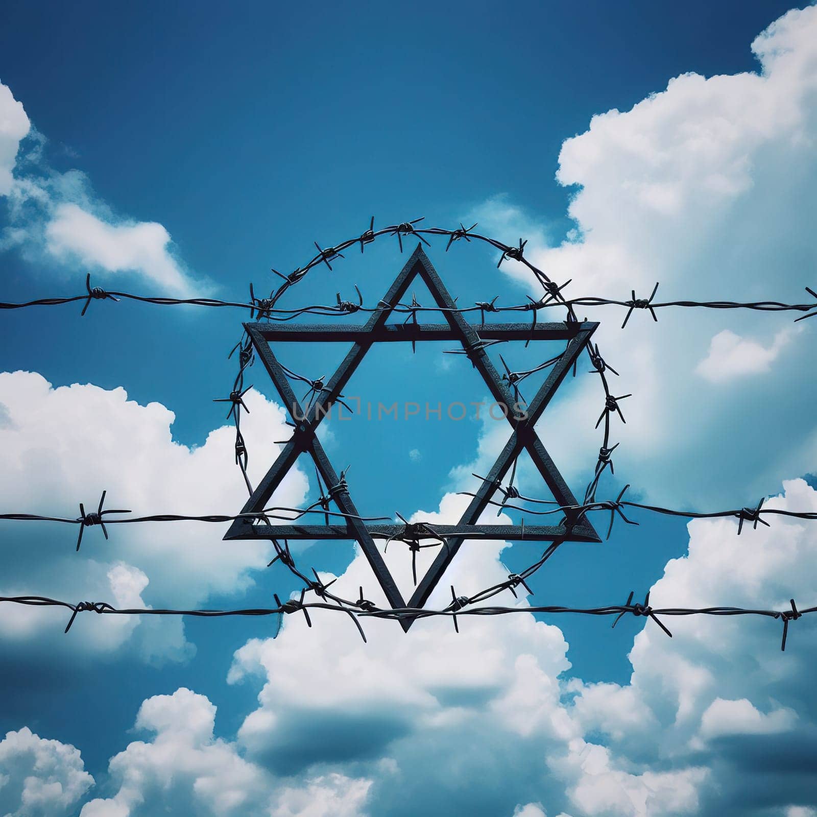 Illustration on the theme International Holocaust Remembrance Day. Genarative AI. High quality photo