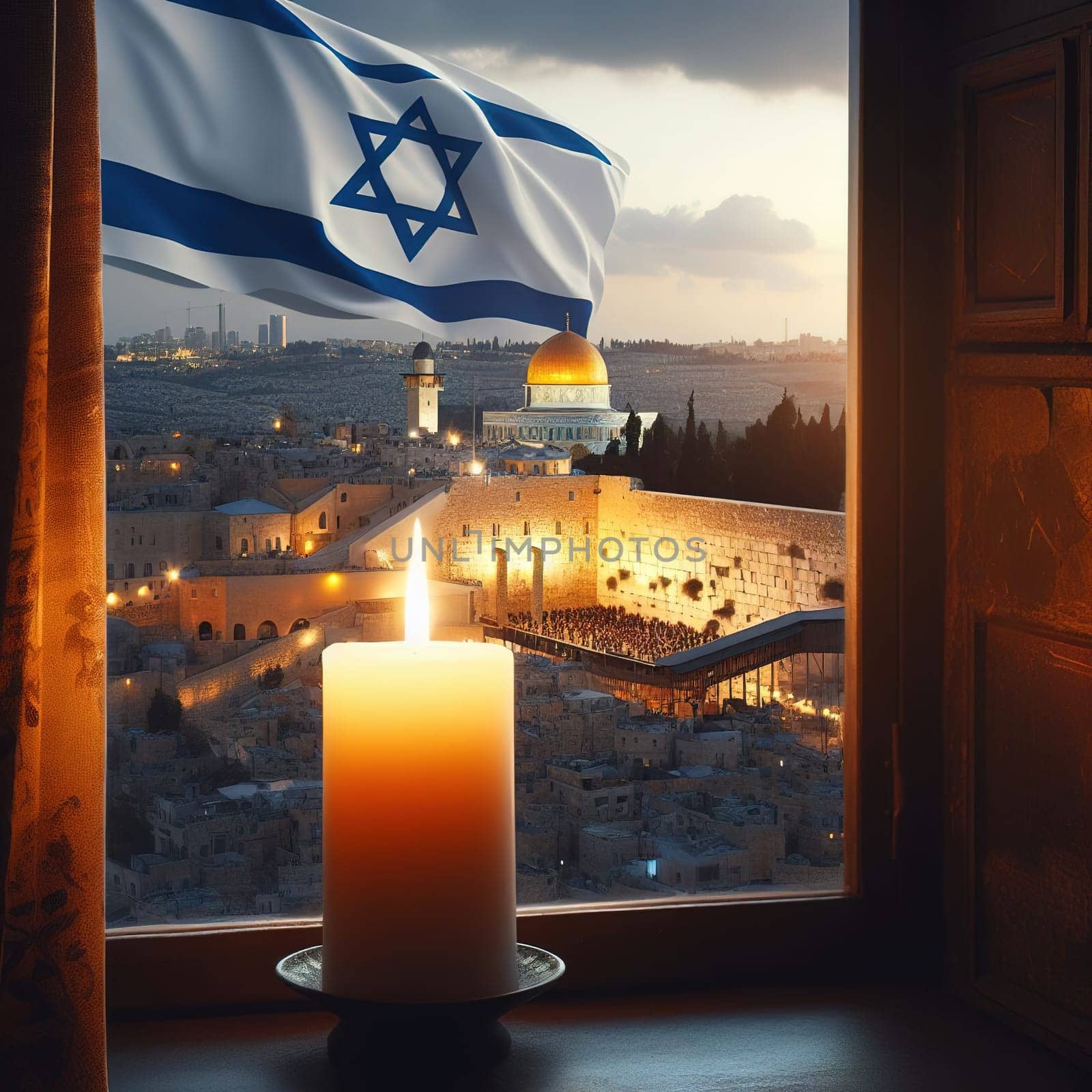 Illustration on the theme International Holocaust Remembrance Day. Genarative AI. High quality photo