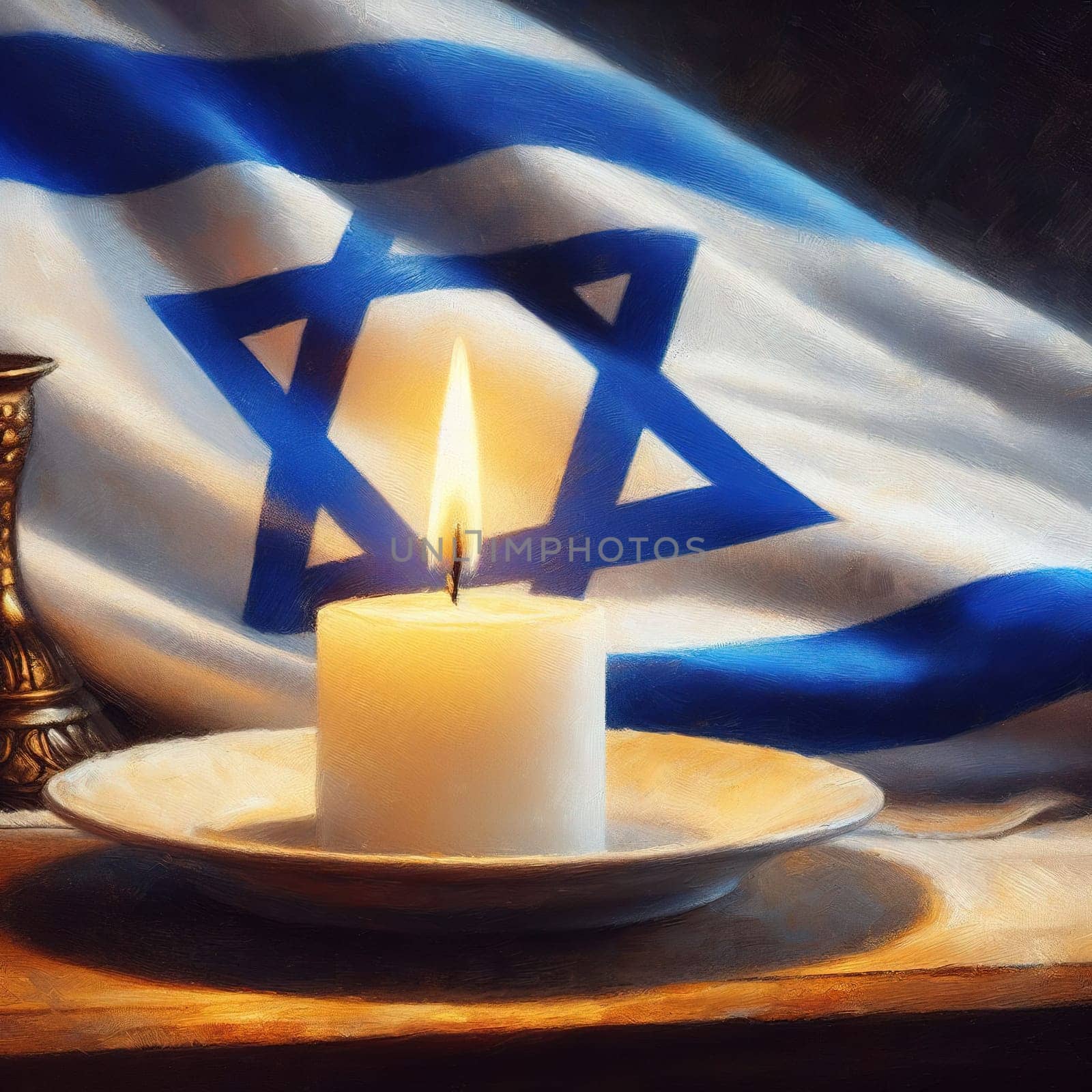 Illustration on the theme International Holocaust Remembrance Day. Genarative AI. High quality photo