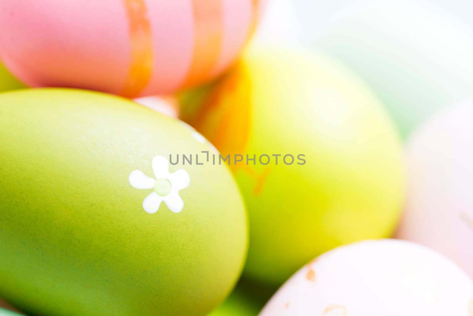 Easter Eggs. Colorful easter eggs background.
