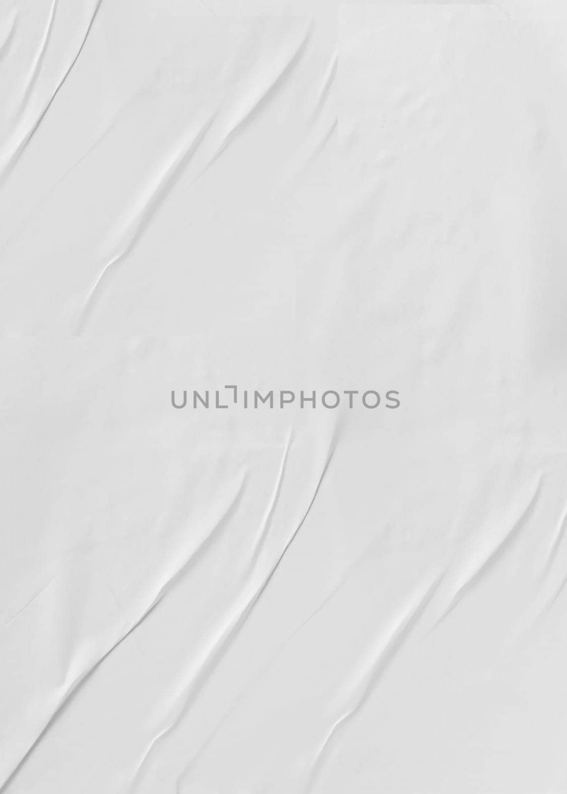 Background image of vertical thin paper with crumpled surface