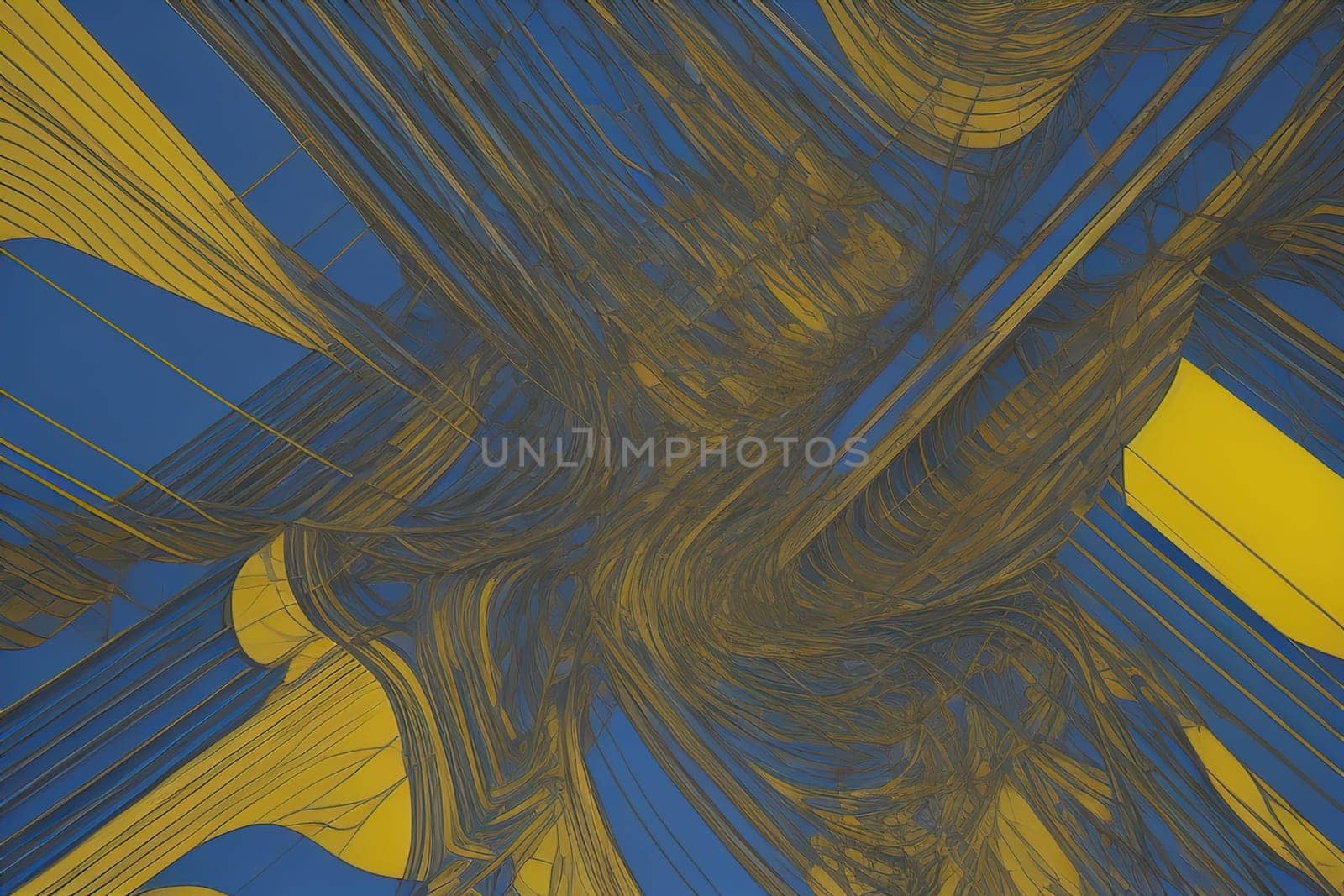 Abstract fractal art background for creative design. generative ai by sanisra