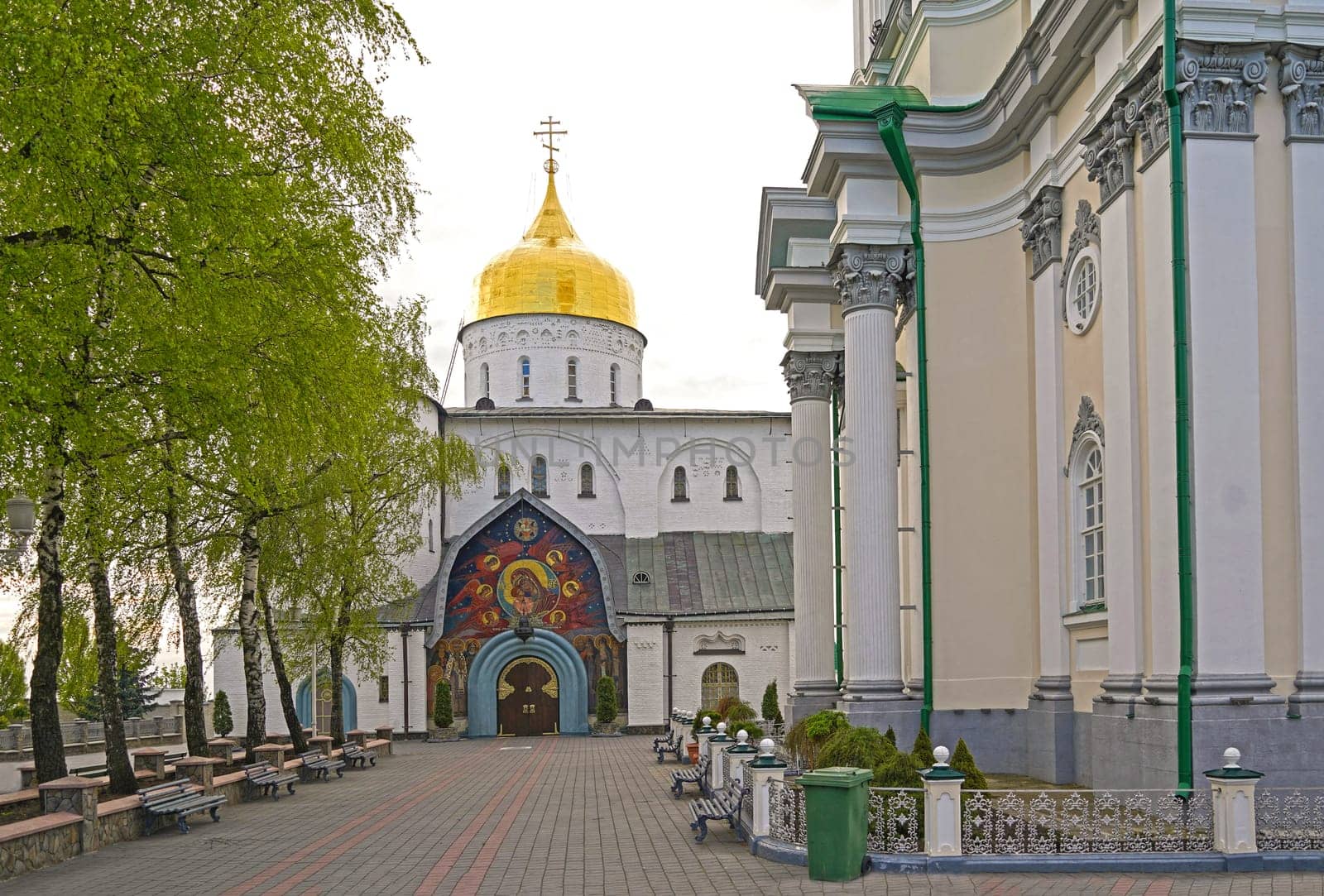 Types of Pochaev Lavra. Holy Dormition Pochaev Lavra. Ukraine. Christian Orthodox architectural complex and monastery by aprilphoto