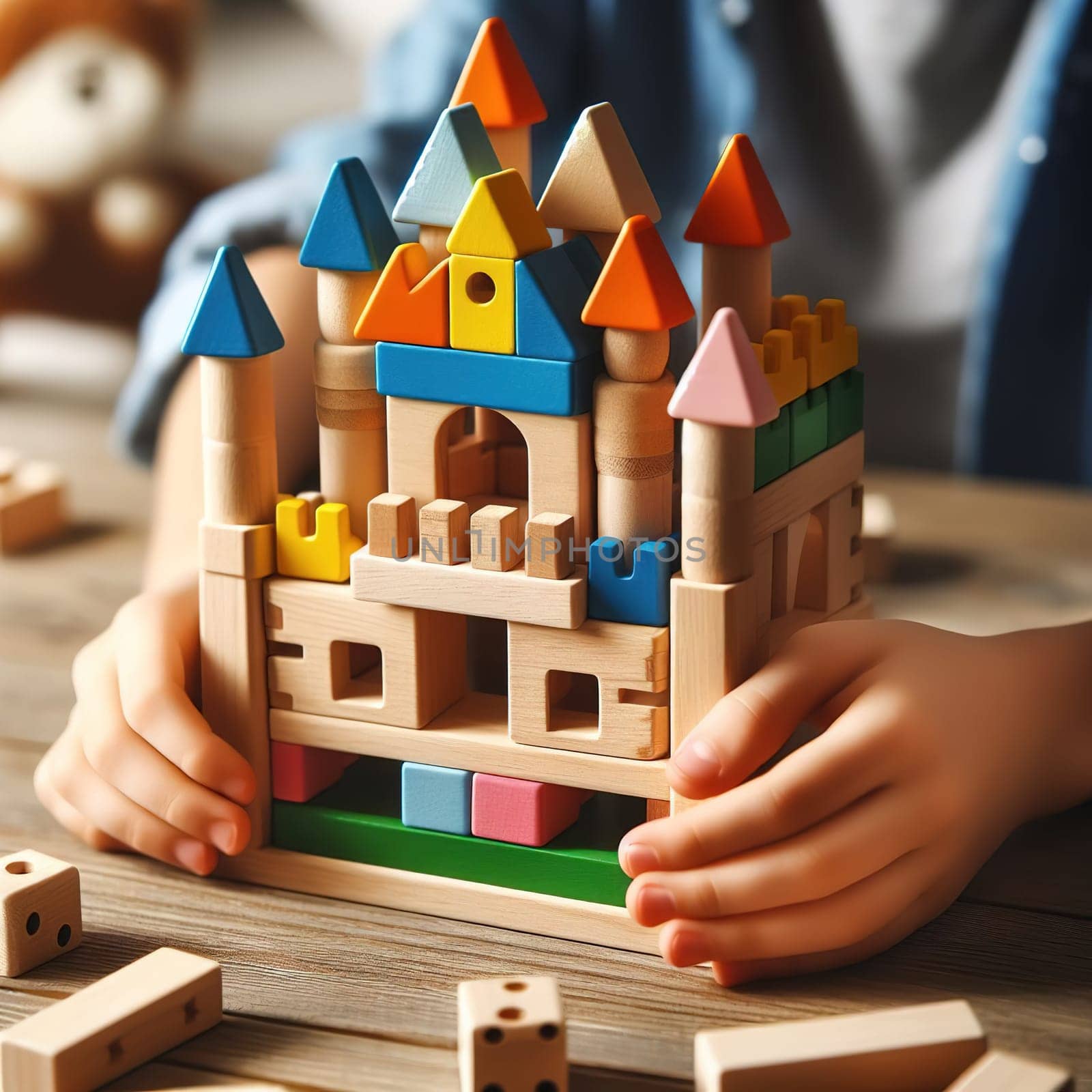 Illustration on the theme of construction, investing in a home, and keeping real estate safe. High quality illustration