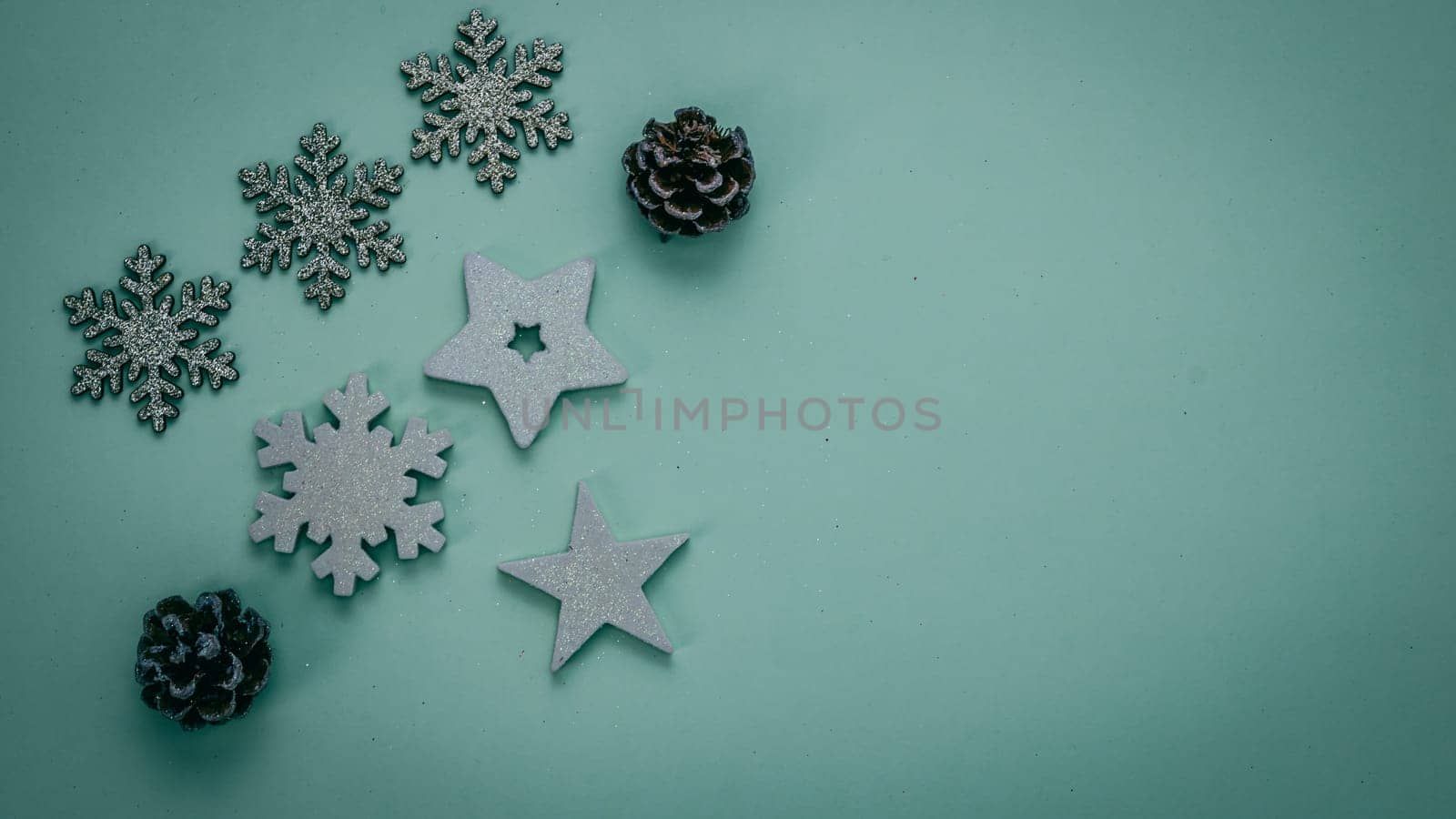 Christmas decorations. Colorful Christmas lights background