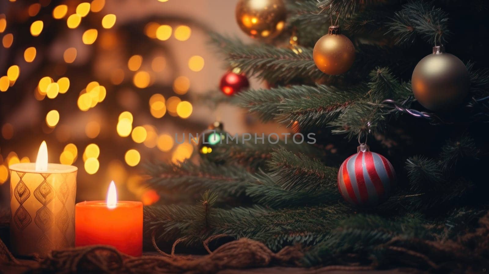 Christmas and New Years Eve background by palinchak