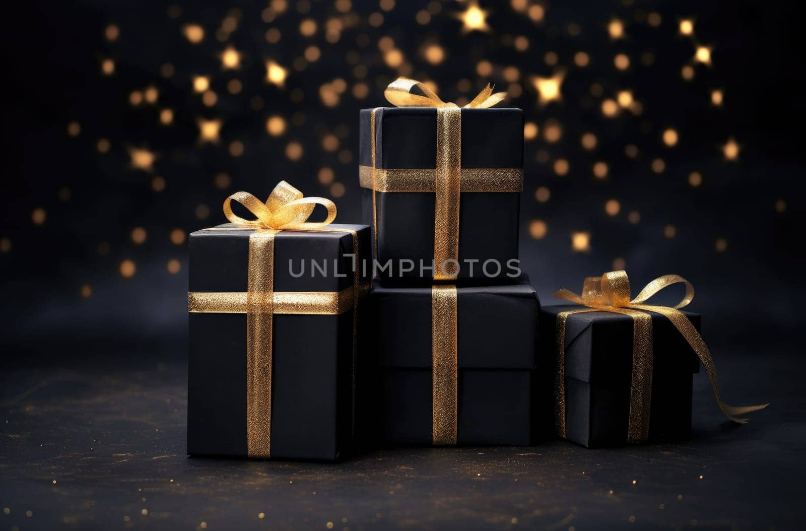 Christmas boxes full of gifts. by palinchak