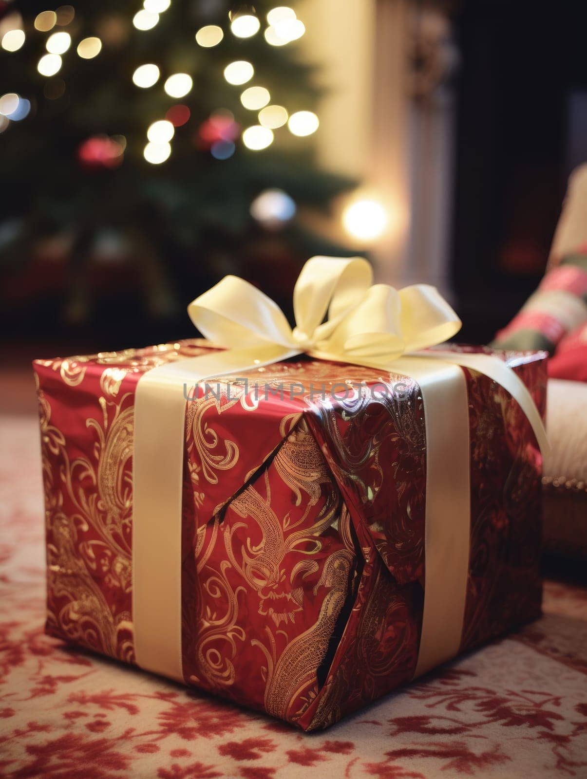 Christmas boxes full of gifts. Christmas and New Year's illustration.
