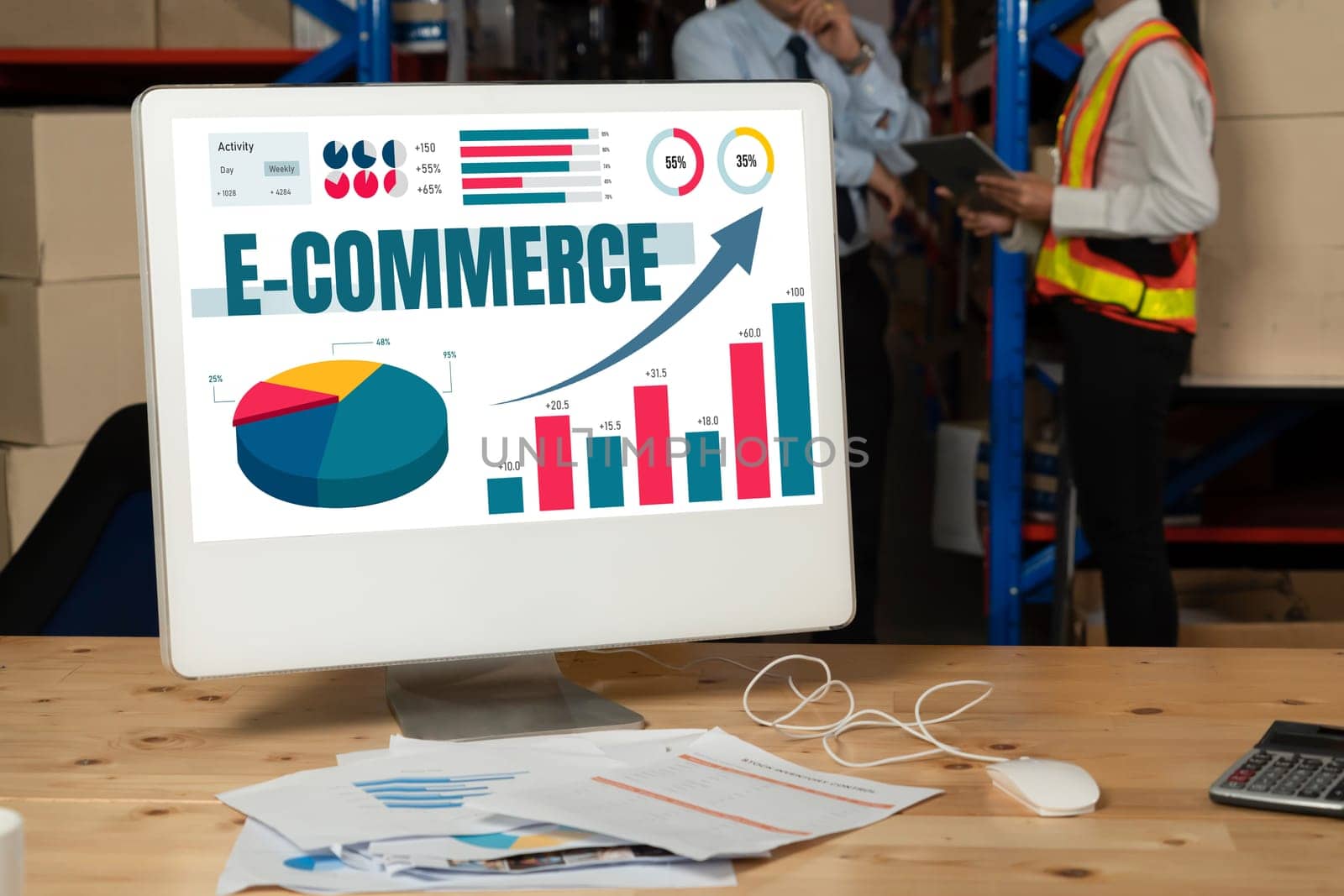E-commerce data software provide modish dashboard for sale analysis by biancoblue