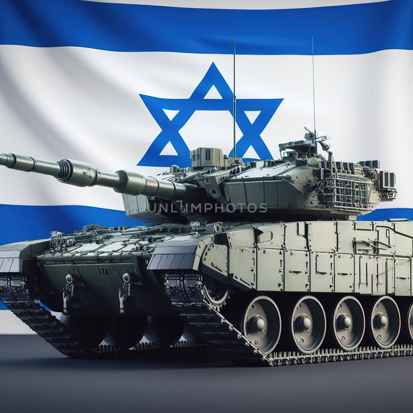 Illustration on the theme of the Army and war. Generative AI. High quality illustration