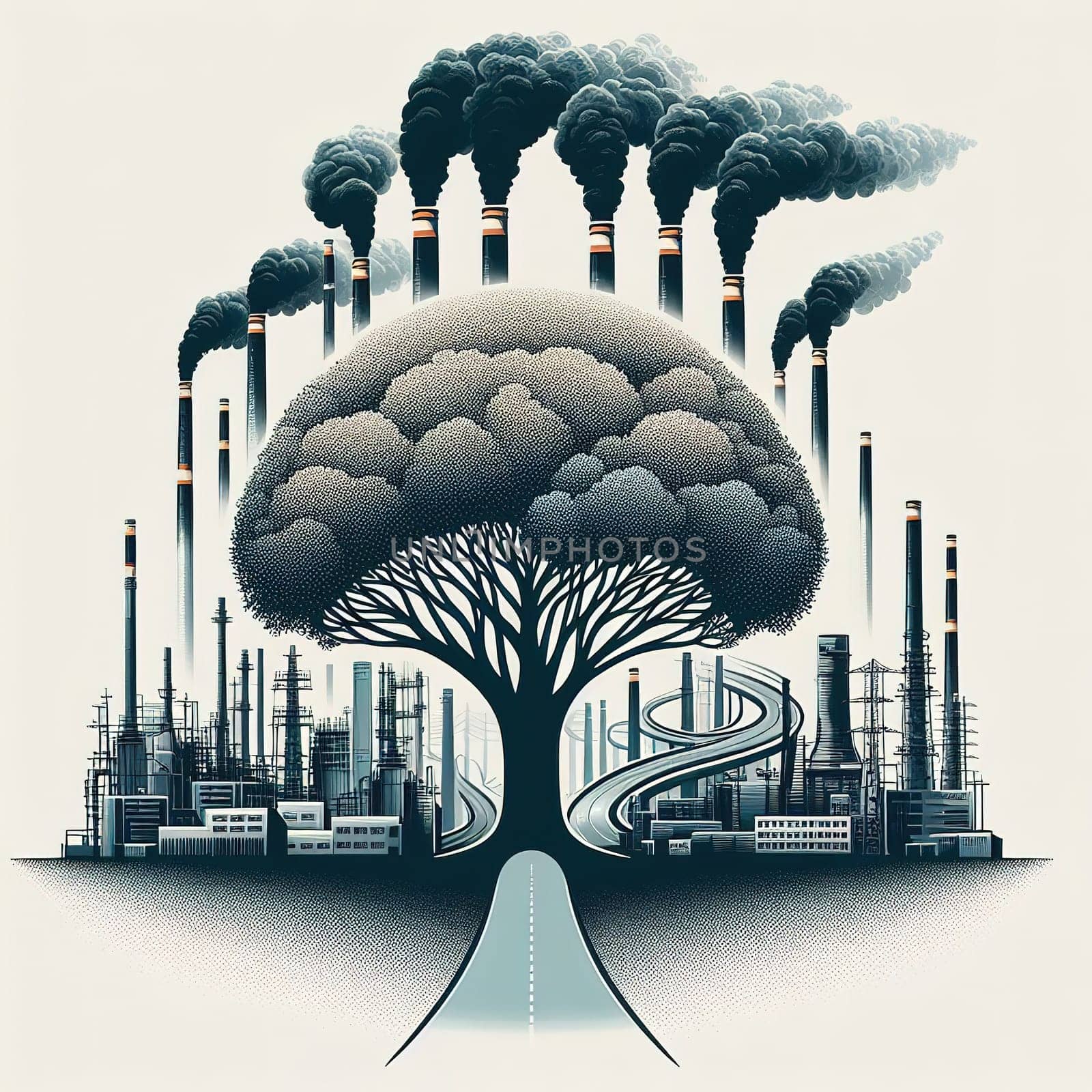 Illustration on the environmental theme Save the Planet by gordiza