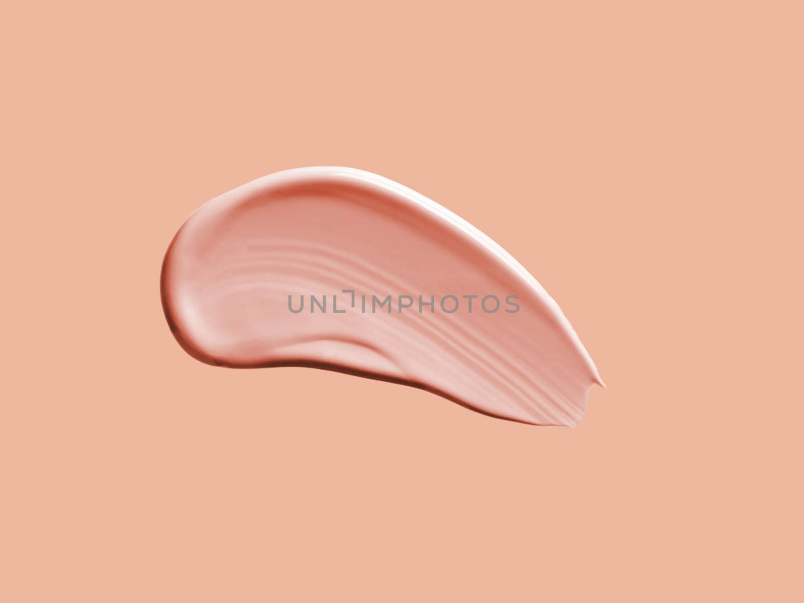 Liquid foundation on champagne nude background by fascinadora
