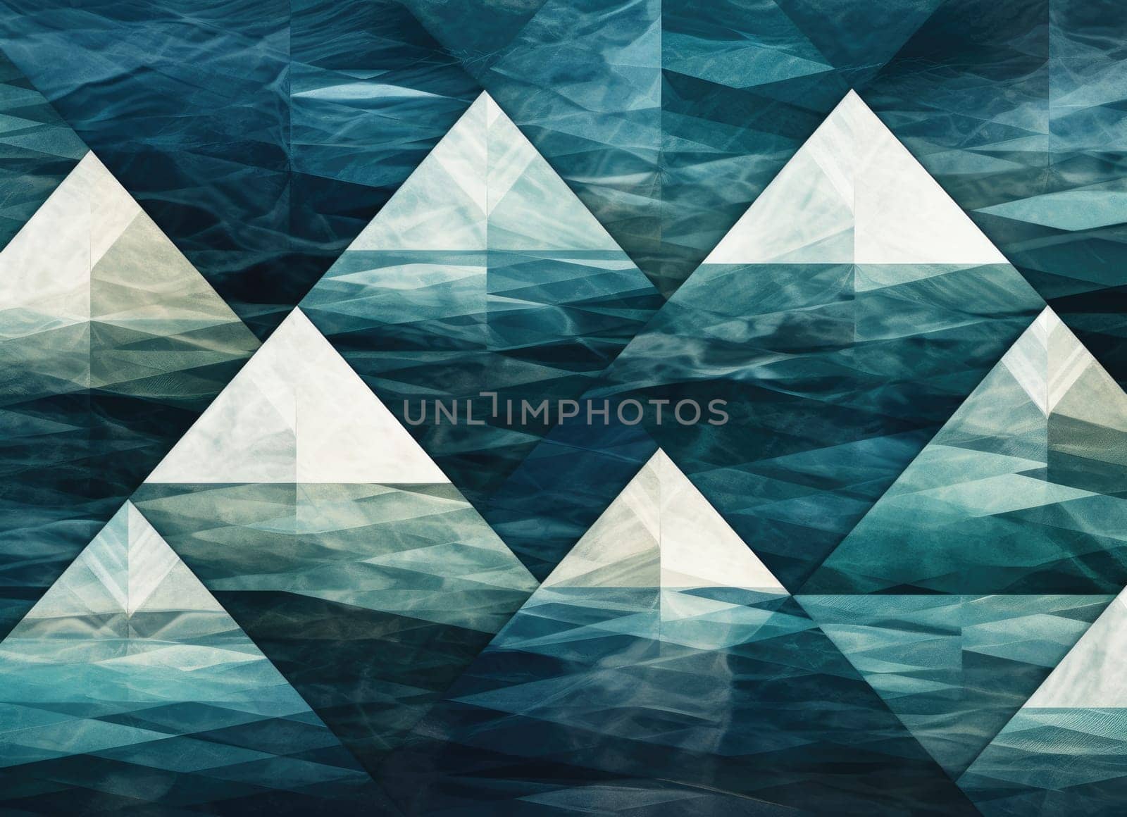 abstract ocean background with geometry shapes and water waves comeliness by biancoblue