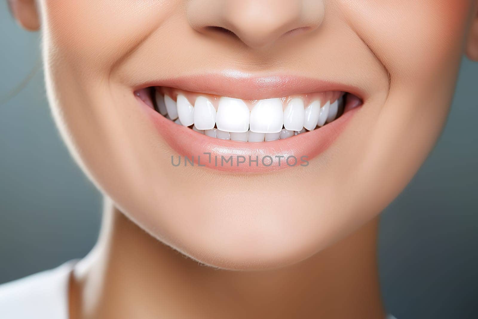 Close up of a woman with a perfect smile by simpson33